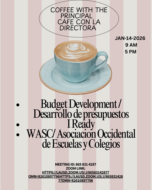 Coffee With The Principal