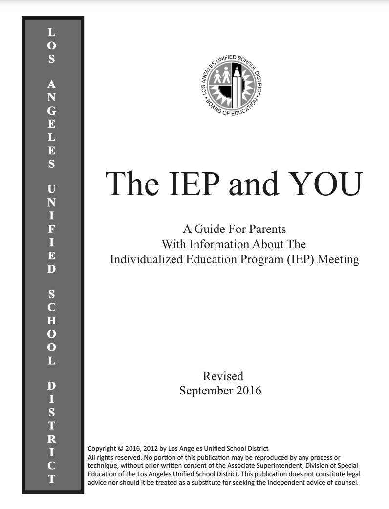IEP and YOU