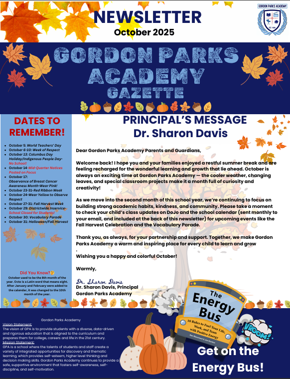 October Newsletter 2025