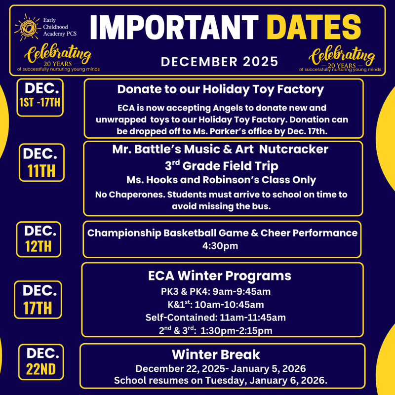 Weekly Guide to Key Dates & Events Featured Photo