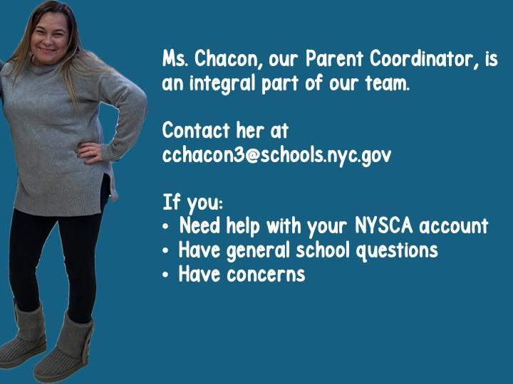 Ms. Chacon Parent Coordinator