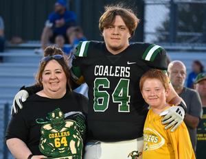 Coalers honor senior football player