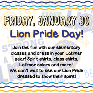 Elementary Spirit Day - Lion Pride - January 2026.png