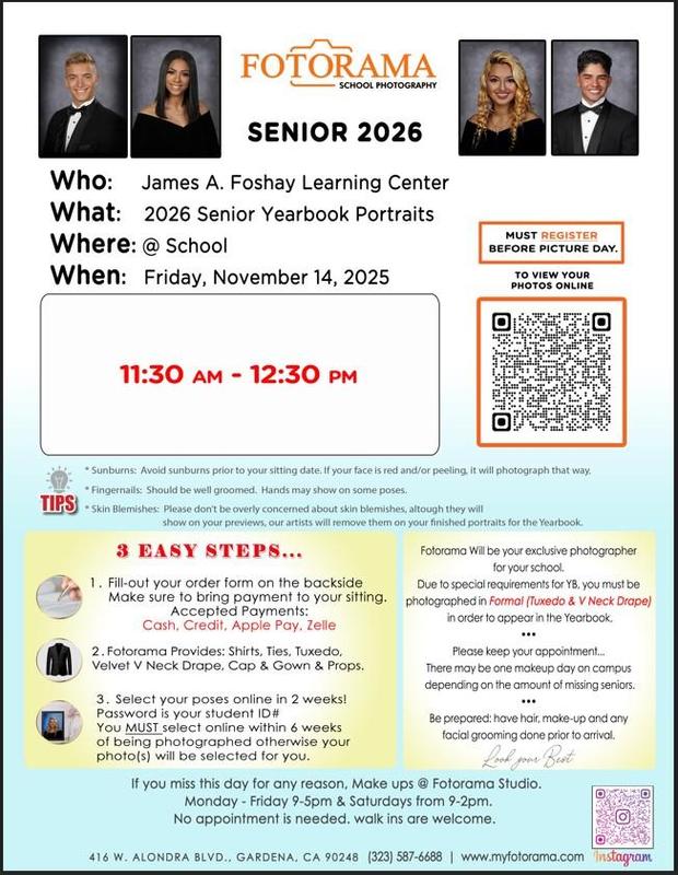SENIOR PORTRATS INFO Featured Photo