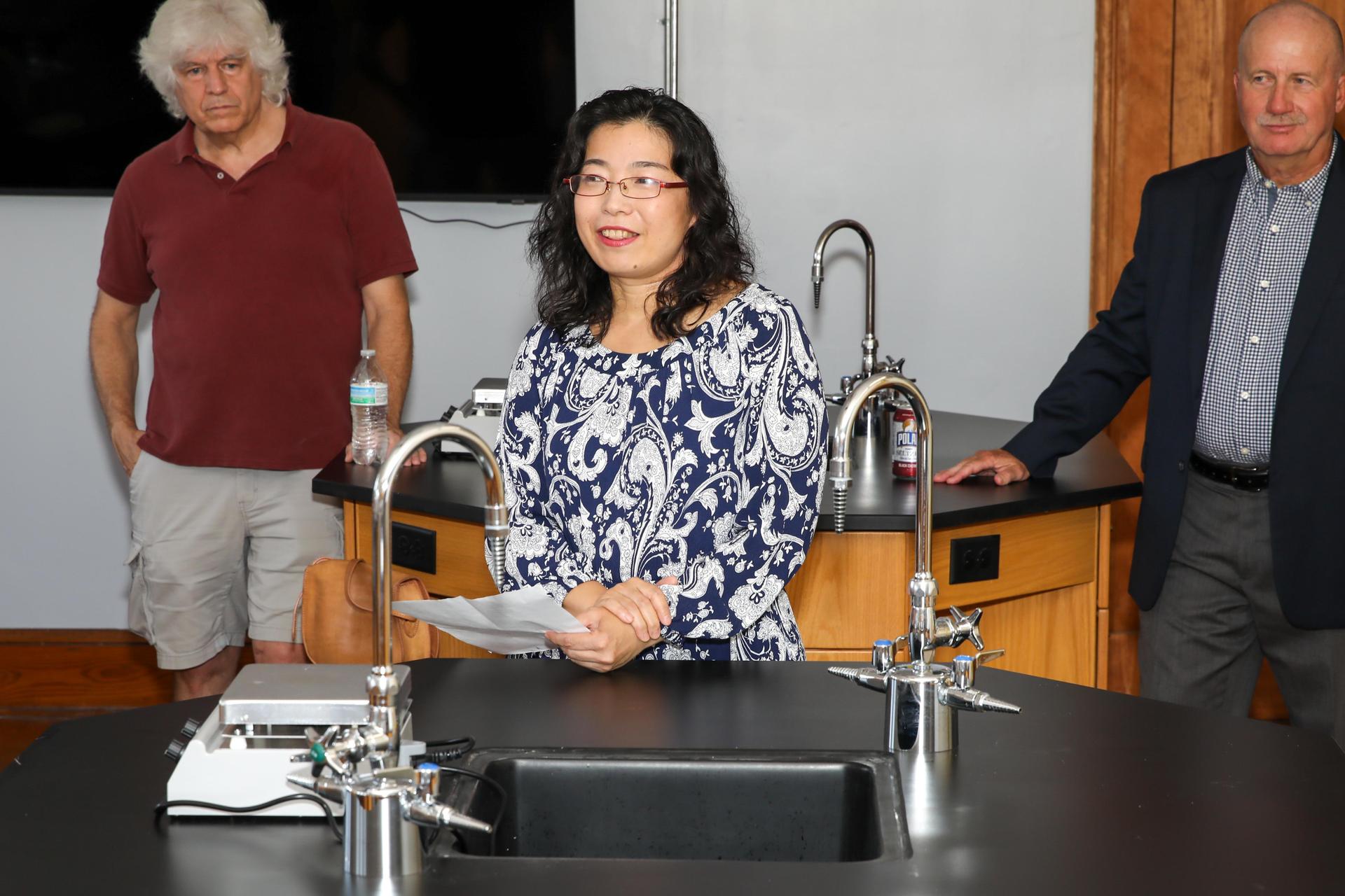 science lab dedication