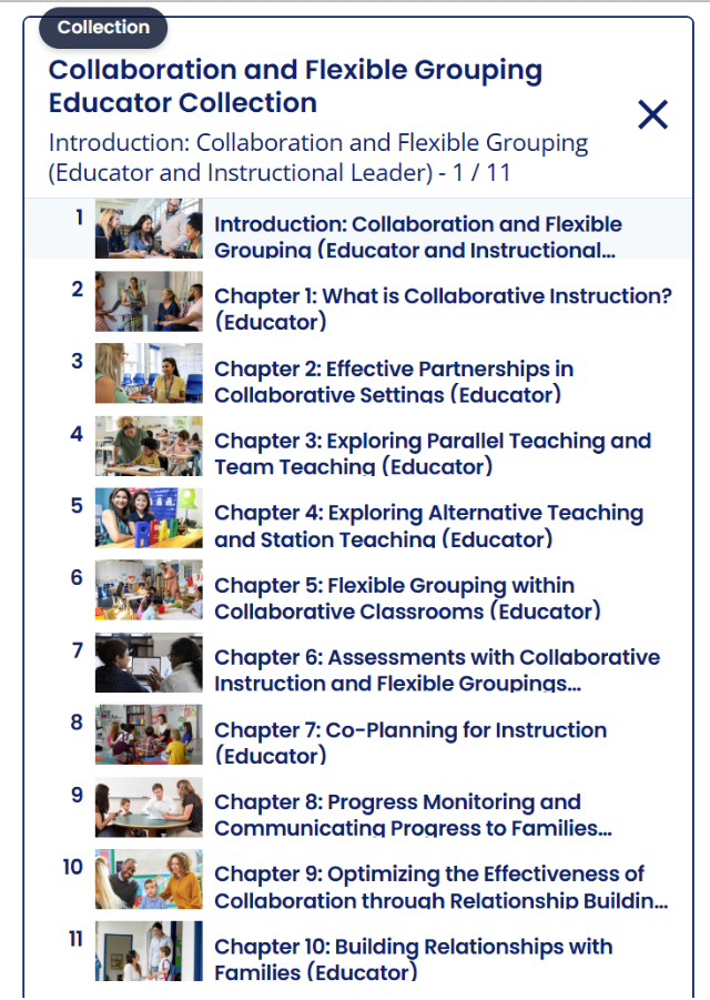 TEA. "Collaboration and Flexible Grouping Educator Collection": Texas SPED Support