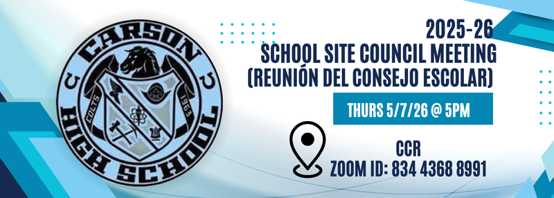 SSC Meeting 5/7/26 at 5PM via CCR/Zoom