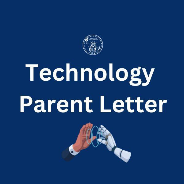 technology parent letter