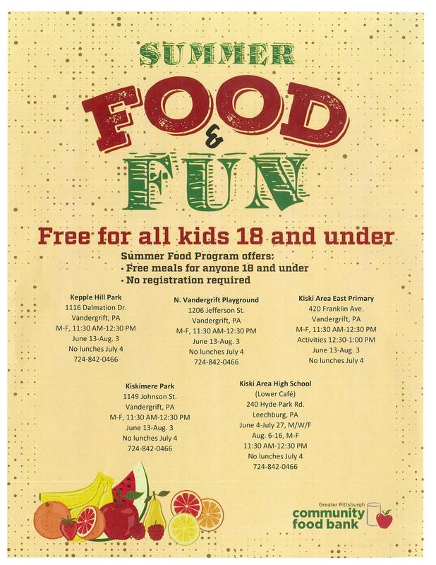Summer Food & Fun Flyer