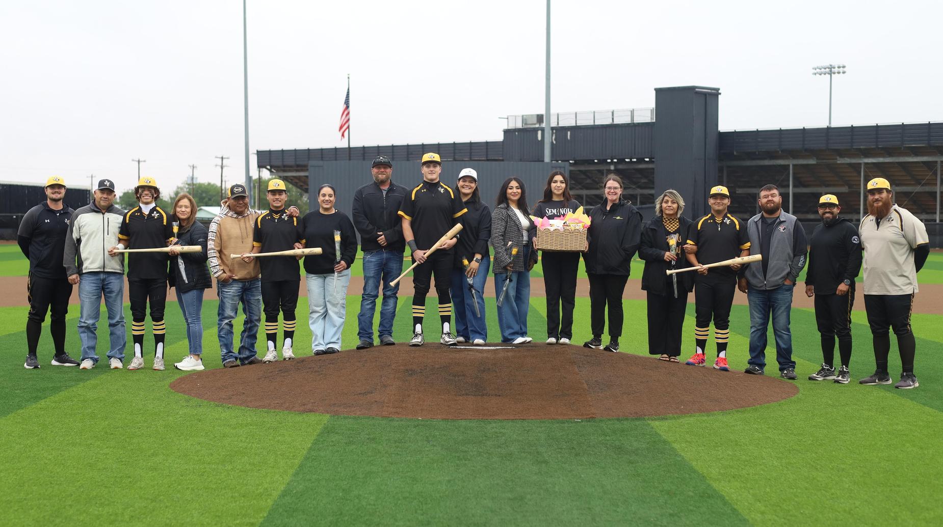 SHS Baseball Seniors received their bats