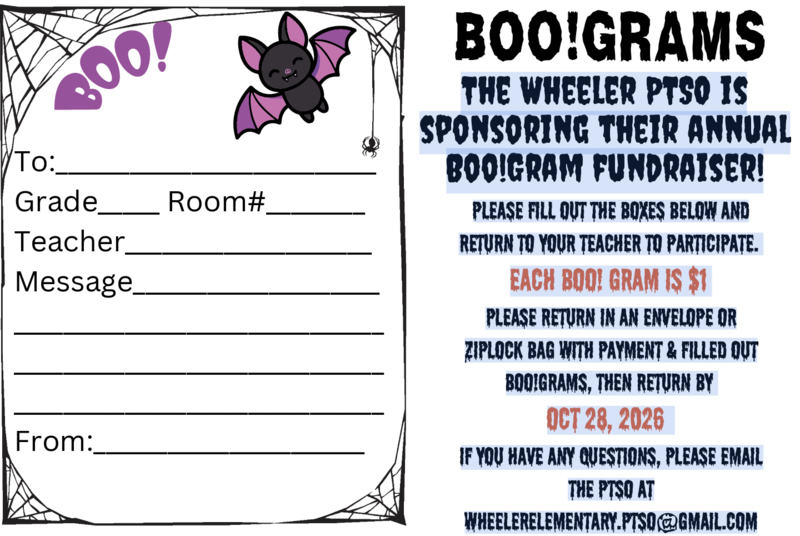 Boo Grams Fundraiser