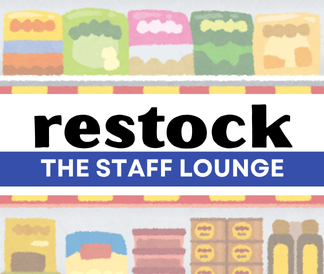 Restock the Staff Lounge with background of pantry food items