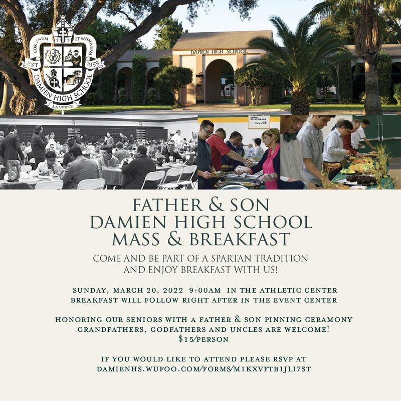 Father & Son Damien Mass and Breakfast Featured Photo