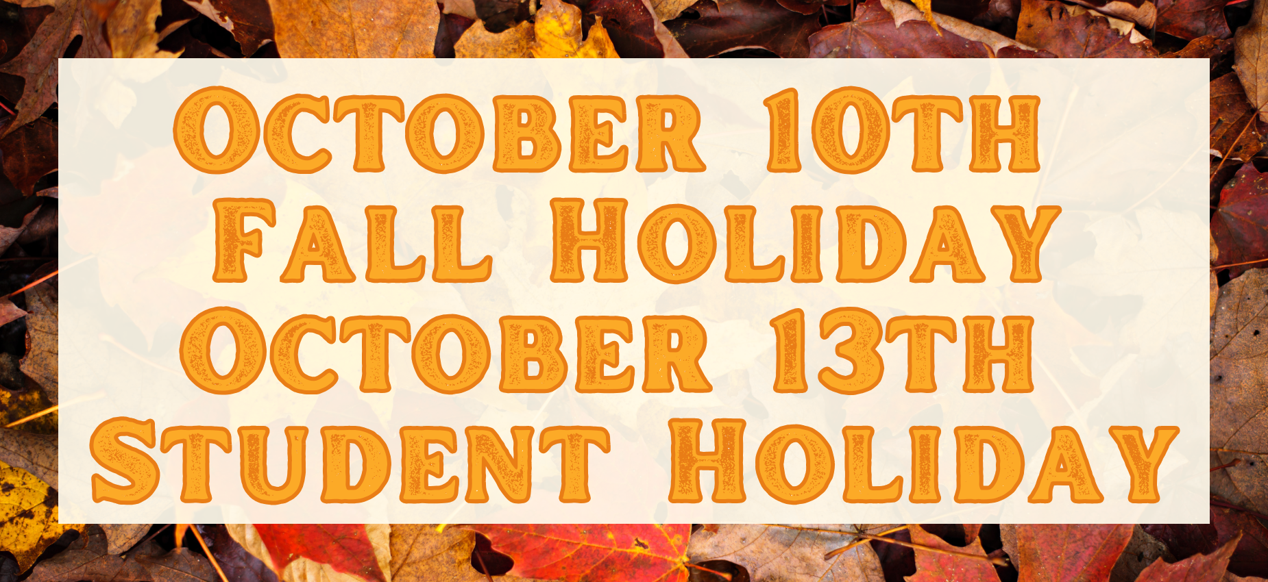 Fall Holiday