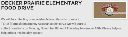 food drive