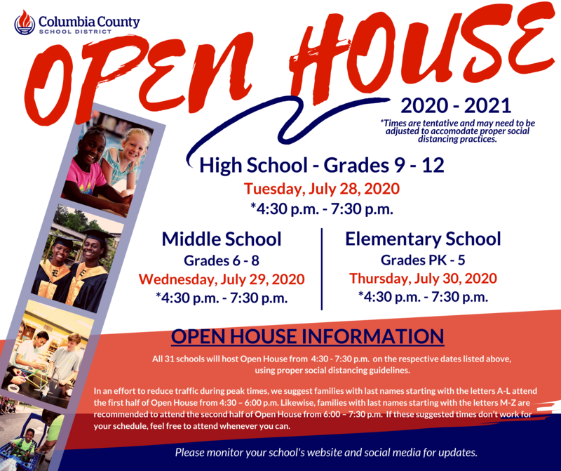 Open House infographic