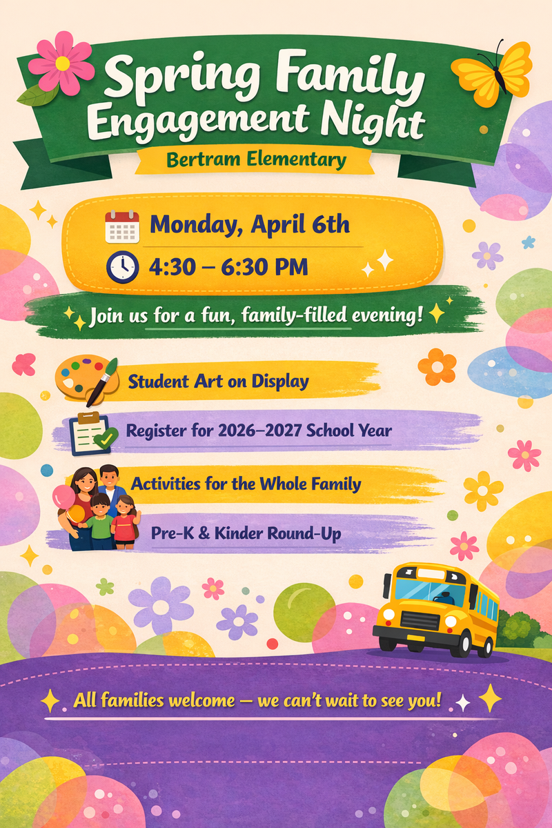 Bertram Family Connection 3/22 Featured Photo