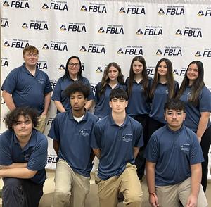 Group picture of the BAT students at the NH FBLA Fall Leadership Workshop.