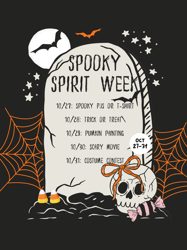 Spooky Spirit Week Flyer