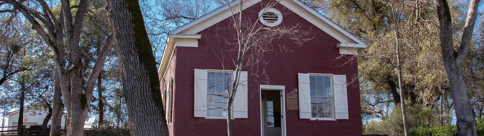 historic red school house