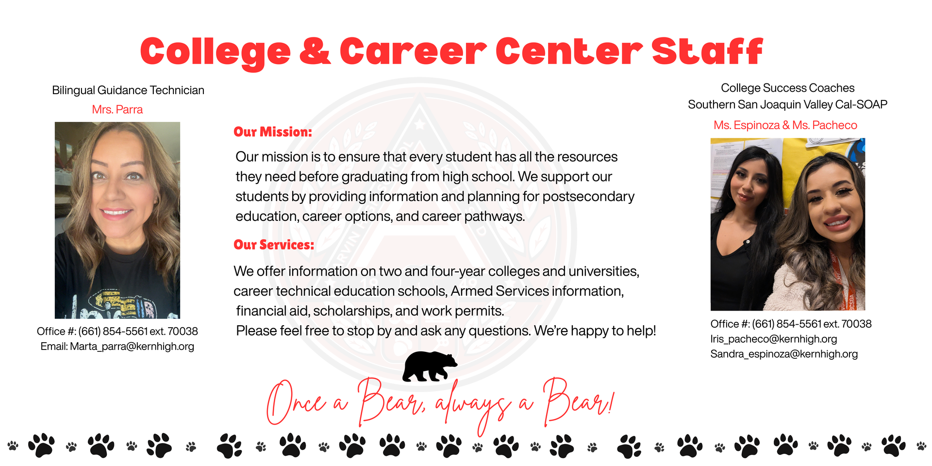 College and Career Staff