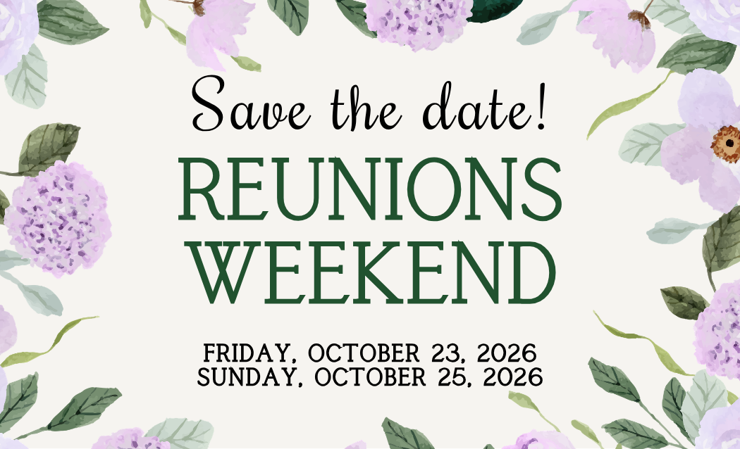 Reunions Weekend - 10/23/26 - 10/25/26