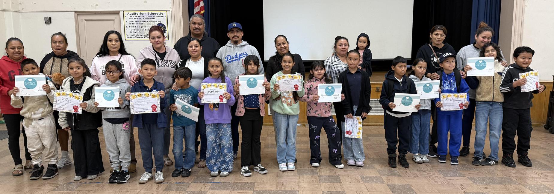 September's Students of the Month!