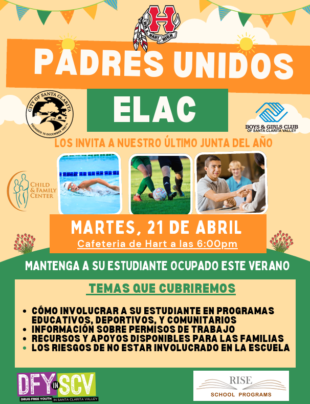 Padres Unidos ELAC Meeting