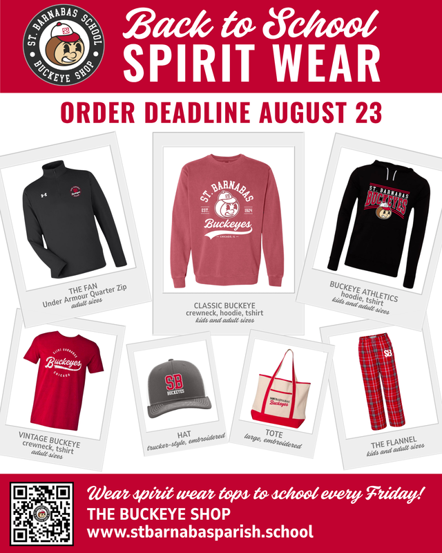 Order Spirit Wear by Aug 23 Featured Photo