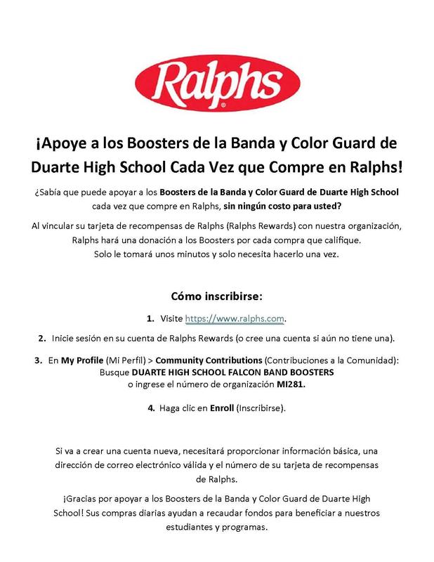 Ralphs fundraiser