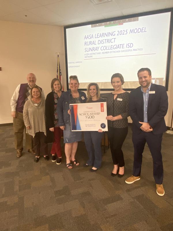 River Road ISD Receives Scholarship ESC Region 16