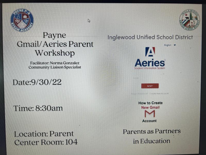 Aeries Parent Portal Workshop