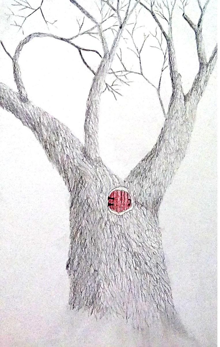 painting of a tree