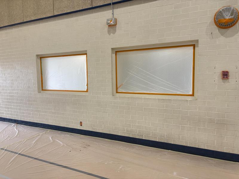Our Gym is Being Painted Regent Blue! Featured Photo