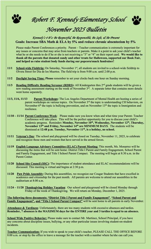 NOV - MONTHLY BULLETIN 2025