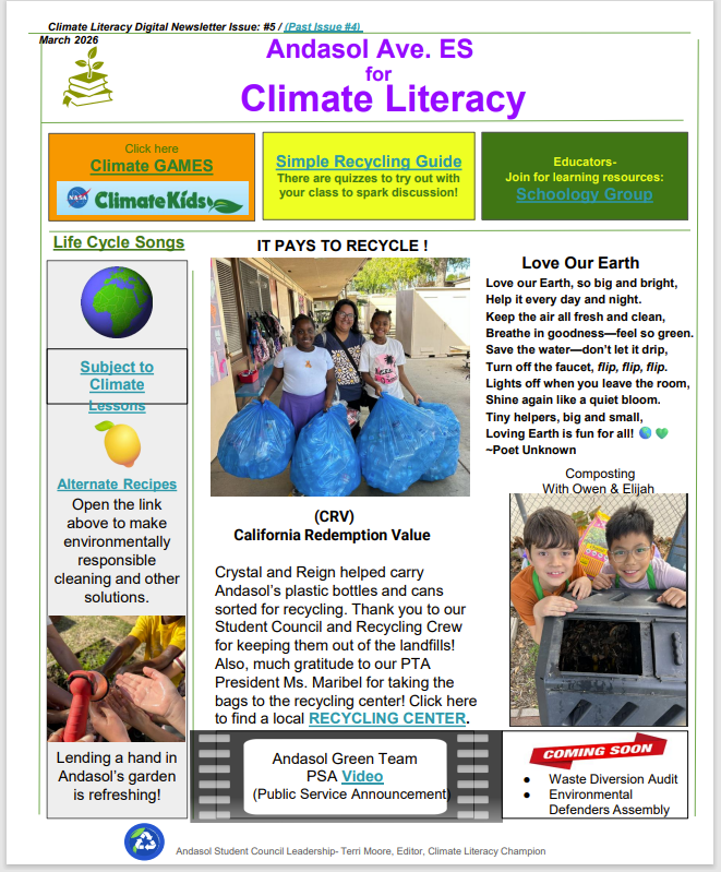 Climate Literacy Newsletter