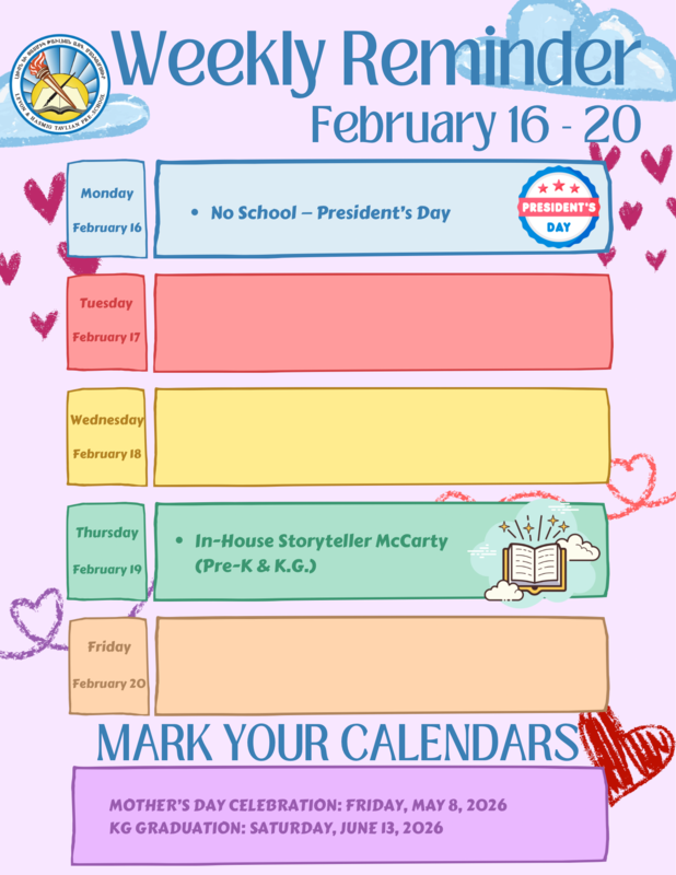 Weekly Reminder Featured Photo