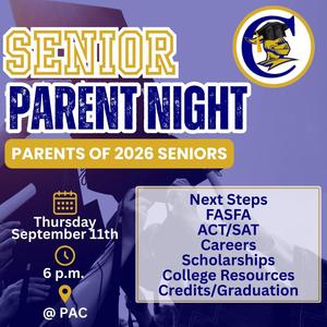 senior parent night information