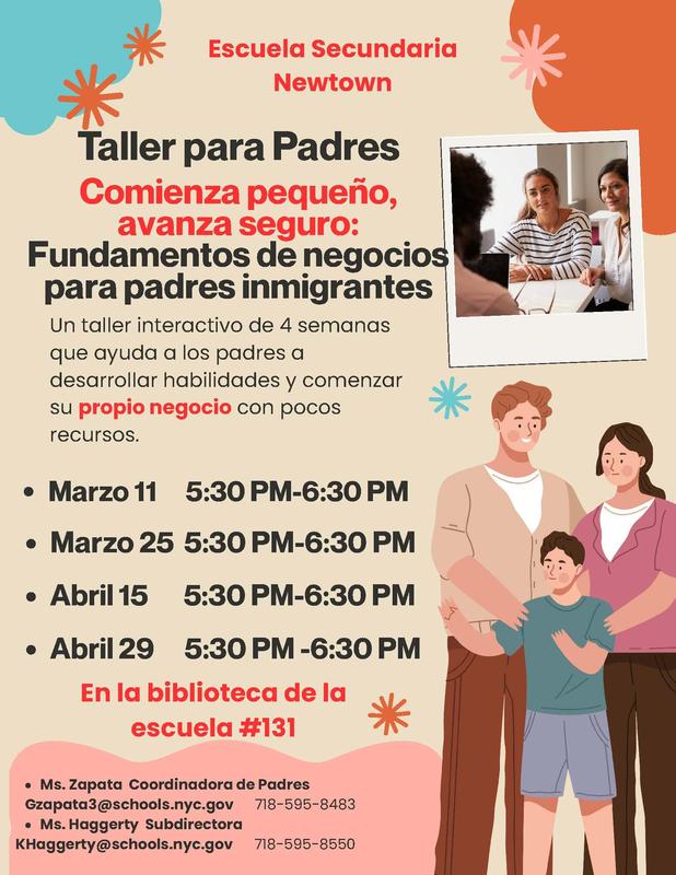 spanish flyer for enl parents