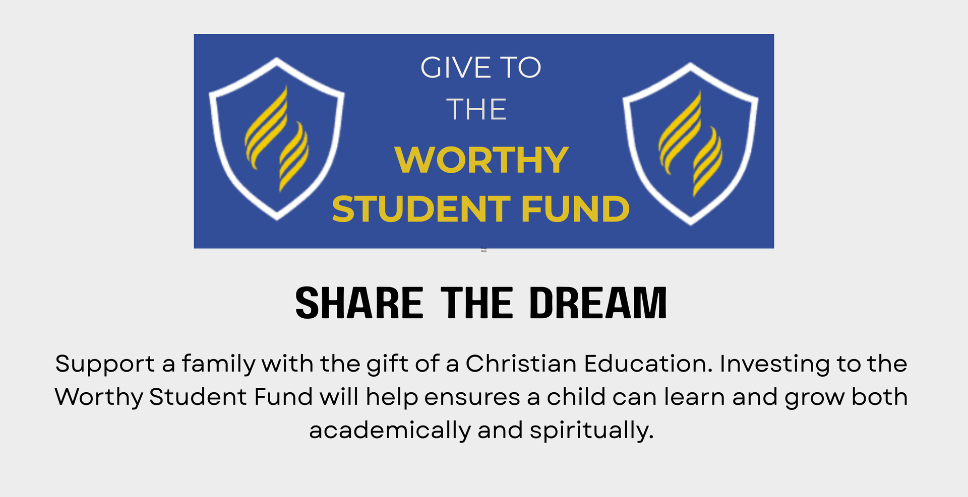 Share the Dream Graphic