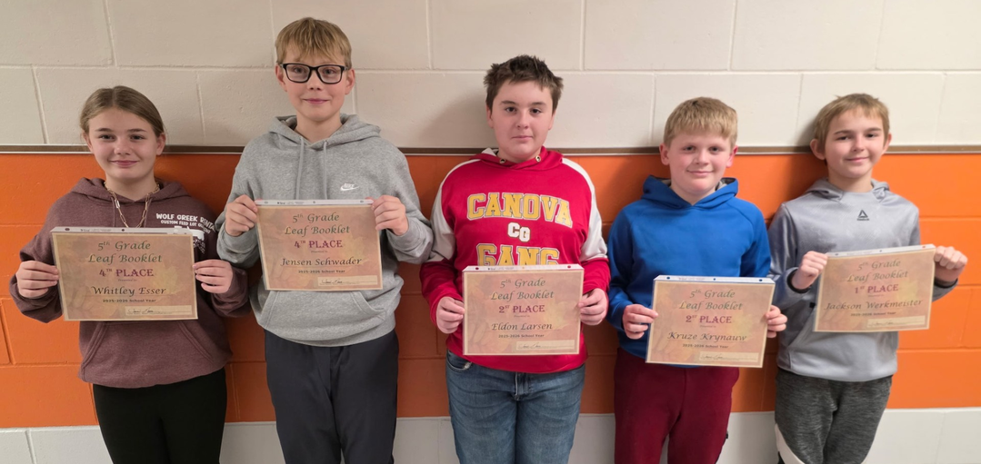 Arbor Day Foundation Leaf Booklet Winners! Congratulations!