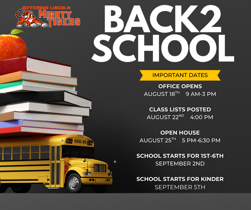 Back to School Dates