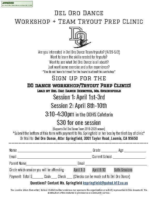 Attention 8th Grade Dancers!! Featured Photo