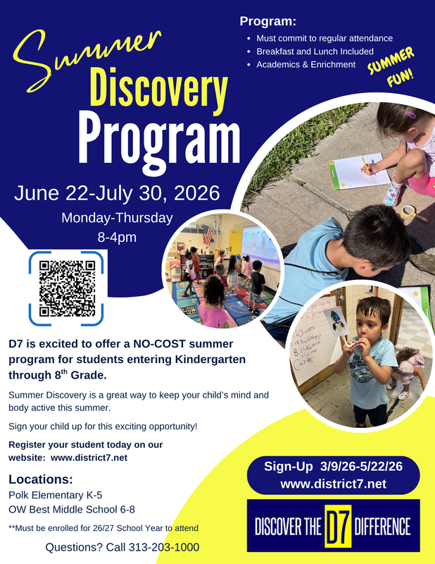 summer discovery flyer