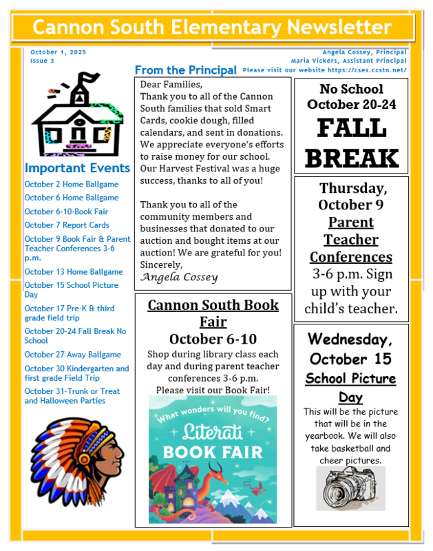 October Newsletter