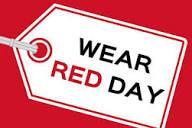 WEAR RED SIGN