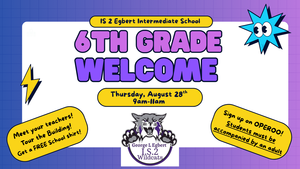 6th Grade Welcome