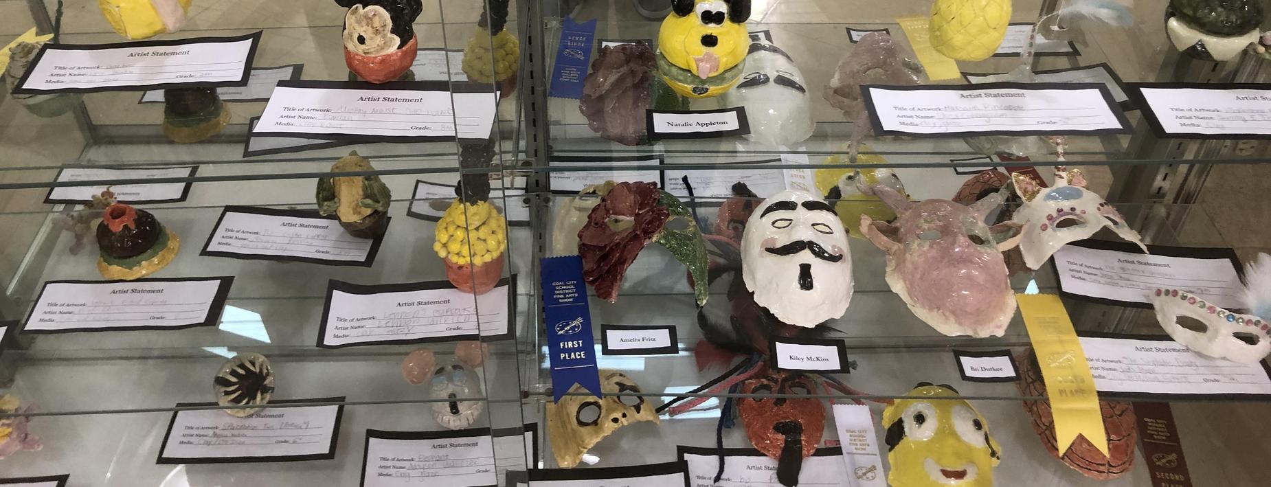 Art display at MS