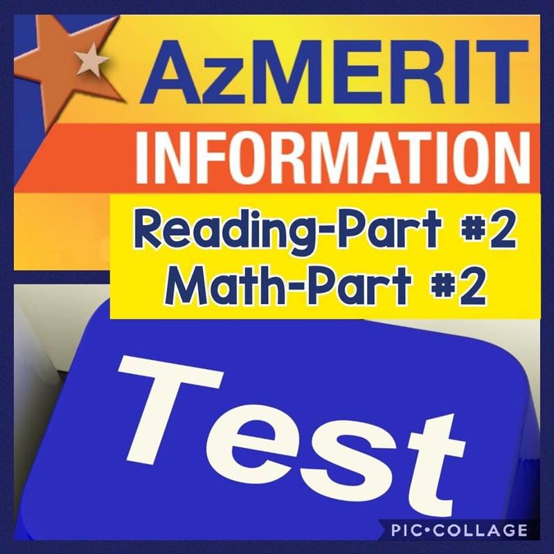 AzMERIT Reading and Math Part 2 | San Luis Middle School