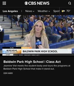 CBS News BPHS Visit 2026